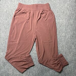 Vuori Pants Women Large Brown Villa Joggers Gym Athleisure Lightweight VW4056